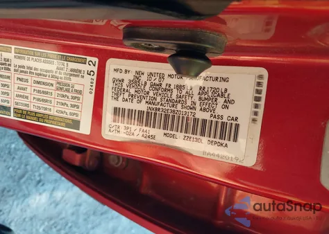 2008 Toyota Corolla Ce z USA, uszkodzony, nr VIN 1NXBR32E38Z013172